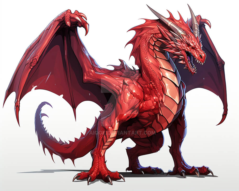 Red Dragon by Aiqoz on DeviantArt