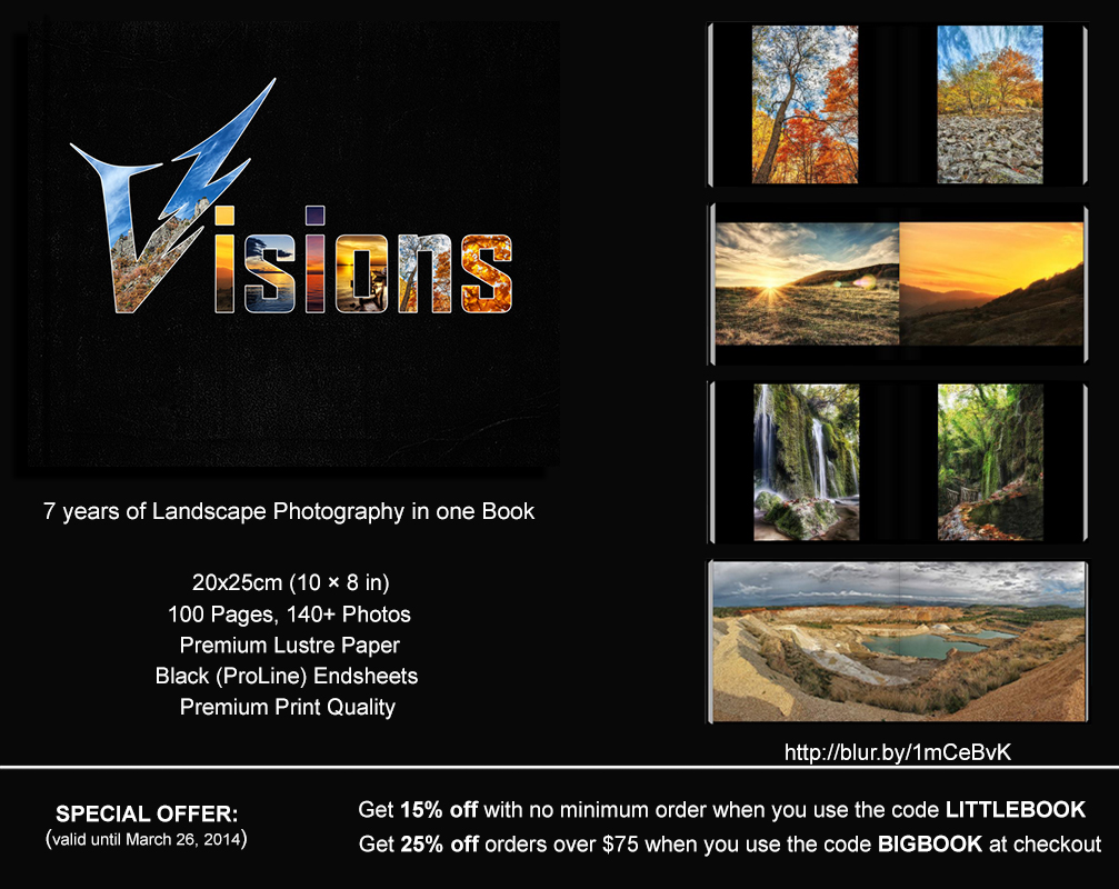 Visions:7 years of landscape photography in 1 book