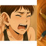 Giantess Dee's ear being annoyed by a Tiny Sasha