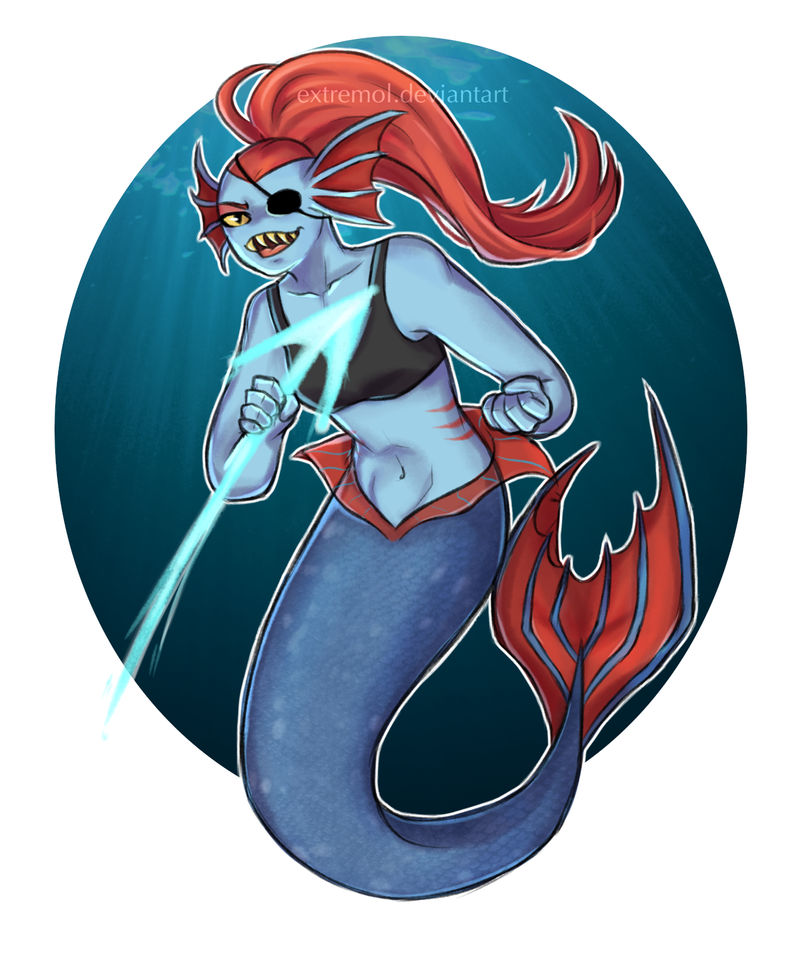 Undyne mermaid