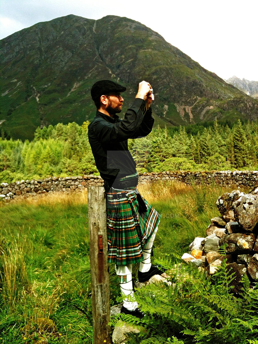 Tourist in Glencoe