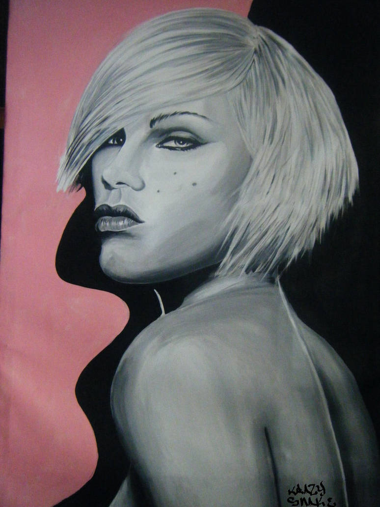 Pink Paiting Singer pink painting by krazysnake on DeviantArt