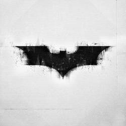 White Batman iPad Wallpaper