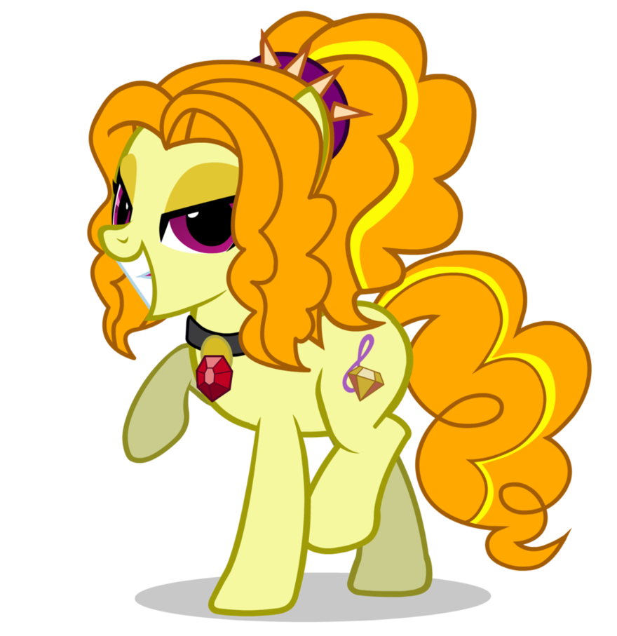 Scourge the Pony and his Girlfriend Adagio Dazzle by SonicHedgehog02 on
