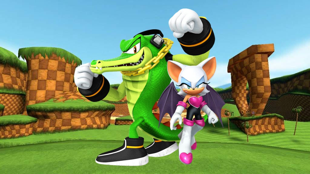 Vector and Rouge by SonicHedgehog02 on DeviantArt