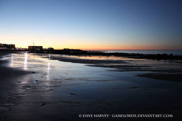 Sunset over the point, Burnie