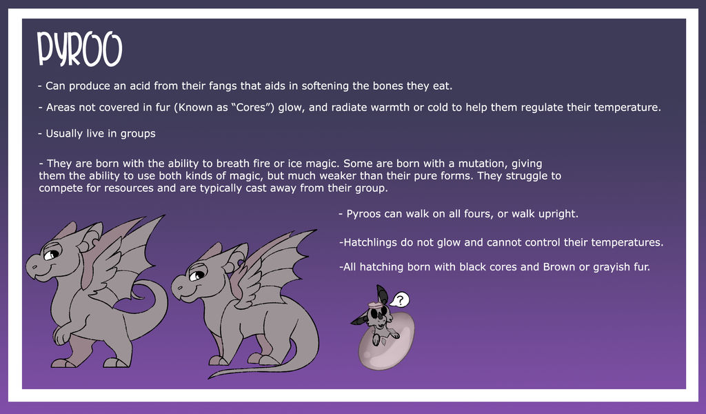 PYROO SPECIES REF SHEET by Griftiel on DeviantArt