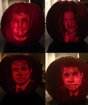 Castle- Pumpkins 2013 by TheSilent0n3