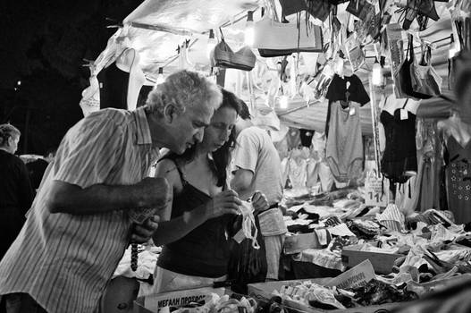 Shopping at the fair