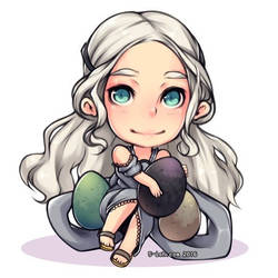 Daenerys Chibi (charm idea) by 5-ish