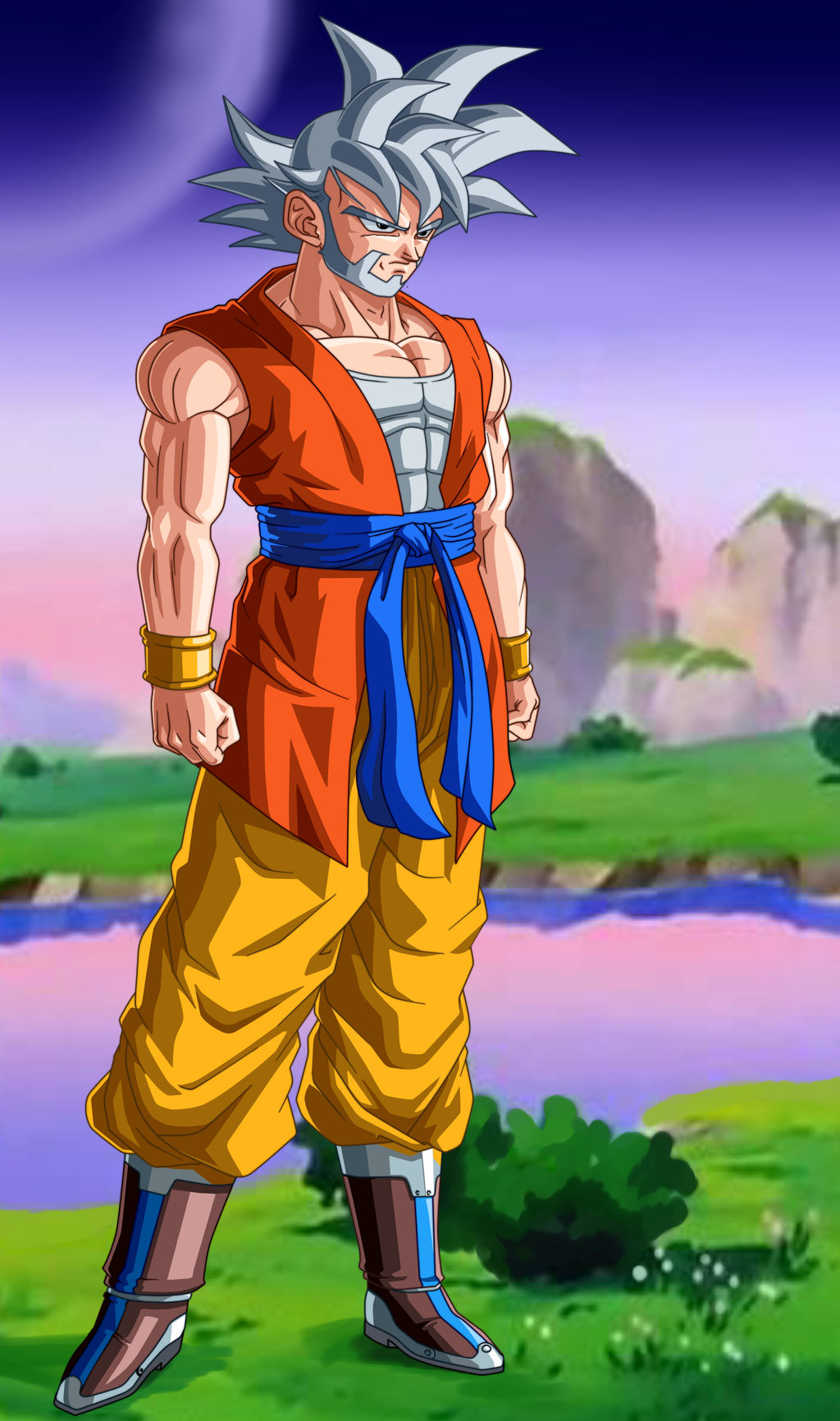 Grand Elder Saiyan: Goku by Xilvor on DeviantArt