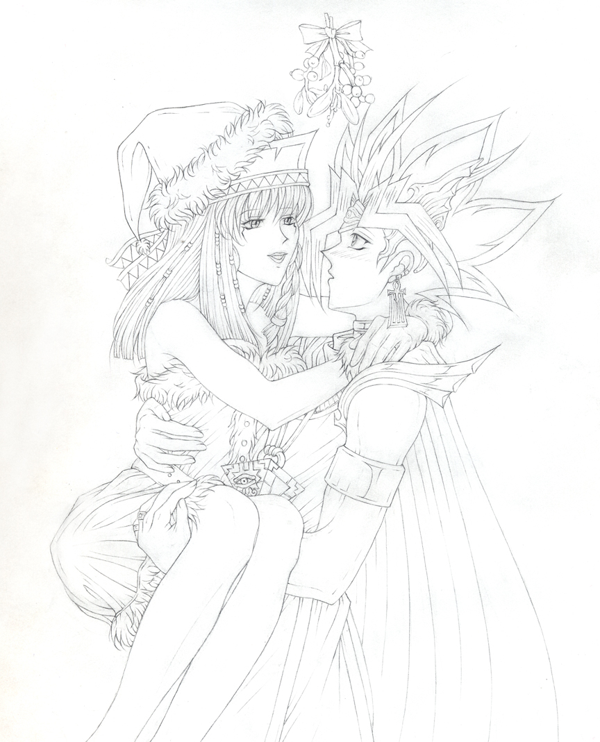 YamiXTeana Christmas Sketch