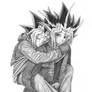 Commission for Black-Wren: Yugi and Atem 2