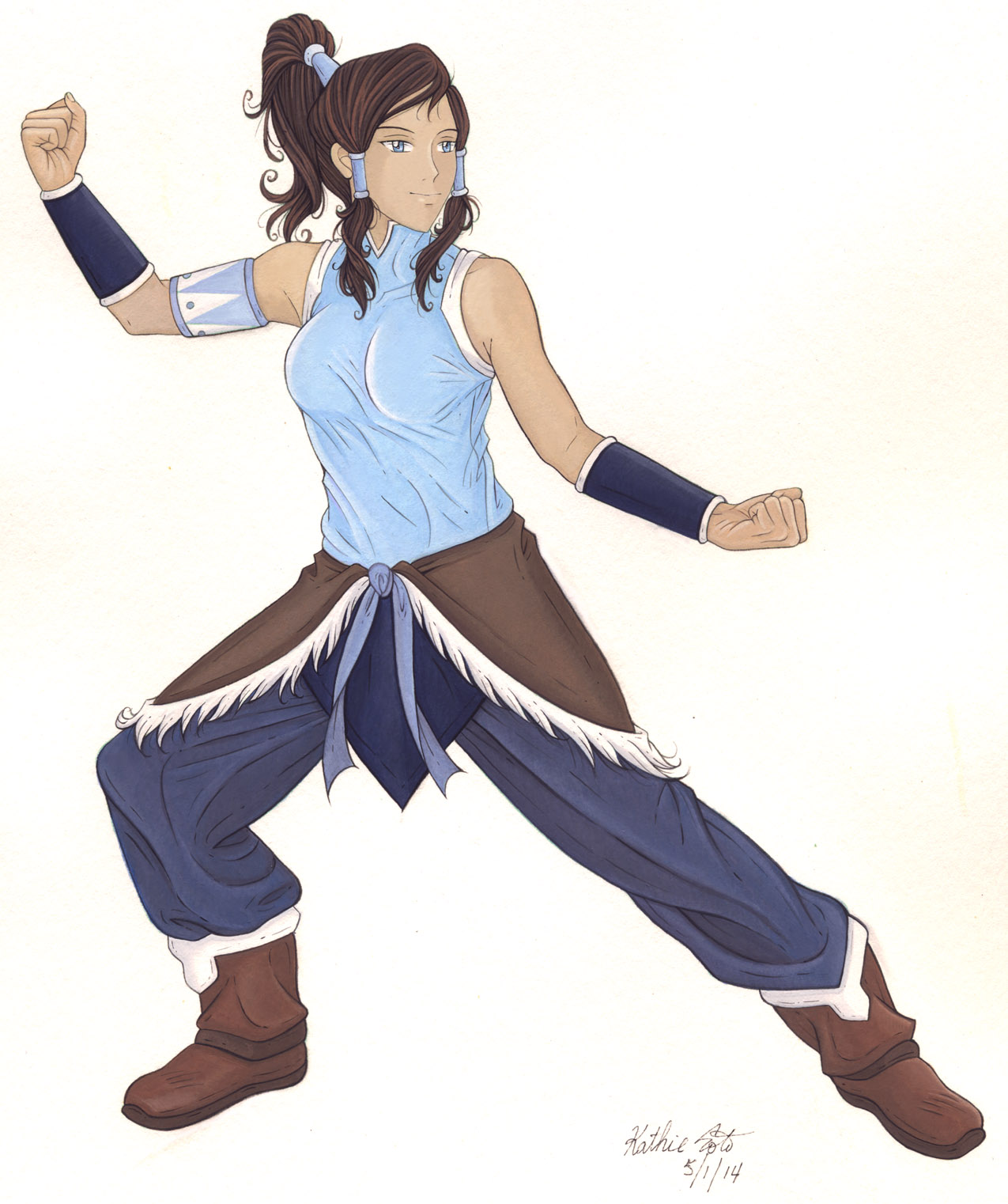 Korra for Collaboration with Pyro Painter