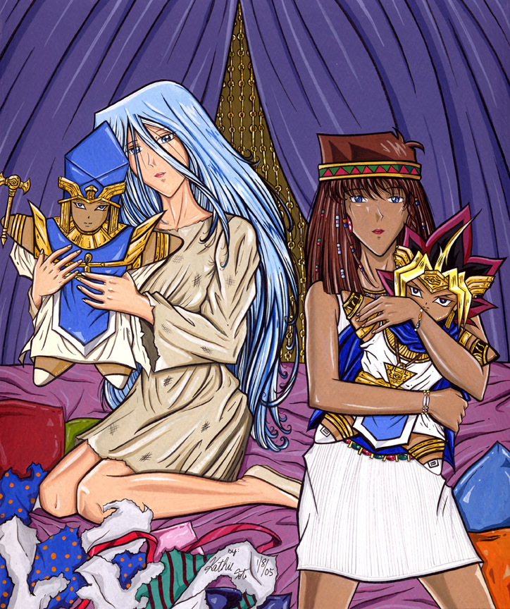 Kisara, Teana and YGO Plushies by Yamigirl21