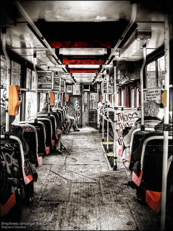 Emptiness amongst the crowd by WojciechDziadosz