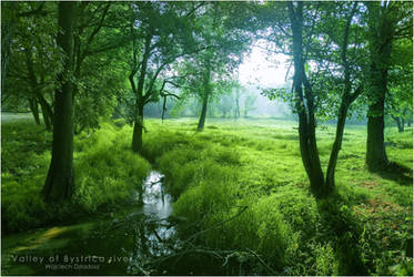 Valley of Bystrica river