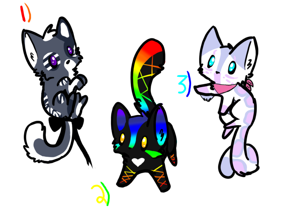 Cat Adoptables. :LOWERED PRICES: