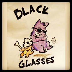Cubone and Gengar were given Blackglasses to hold