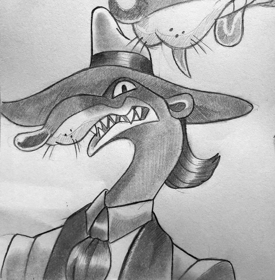 Greasy weasel/who framed Roger Rabbit by AlastorStanislav on DeviantArt