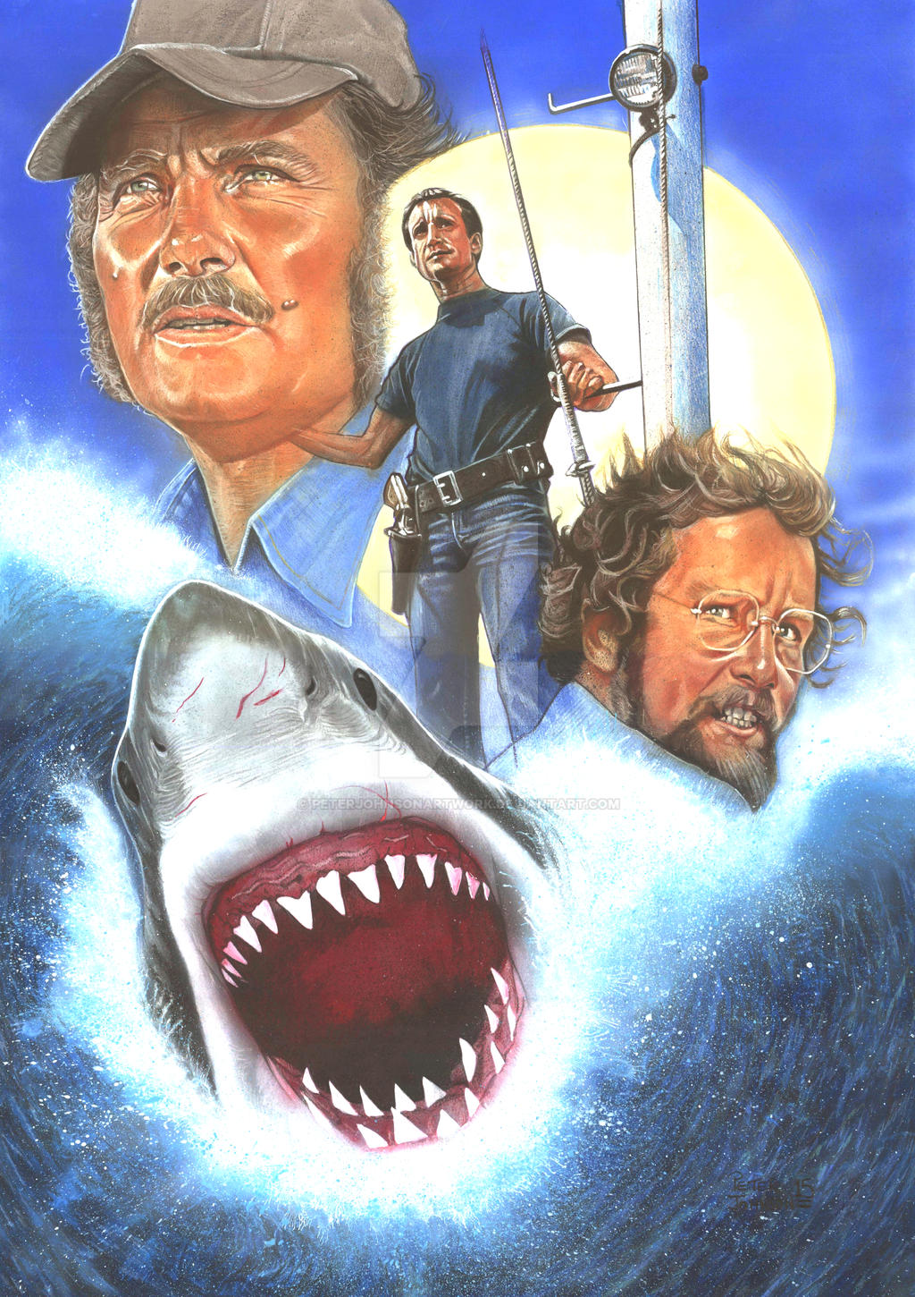 Jaws Islander Jaws by Peterjohnsonartwork on DeviantArt