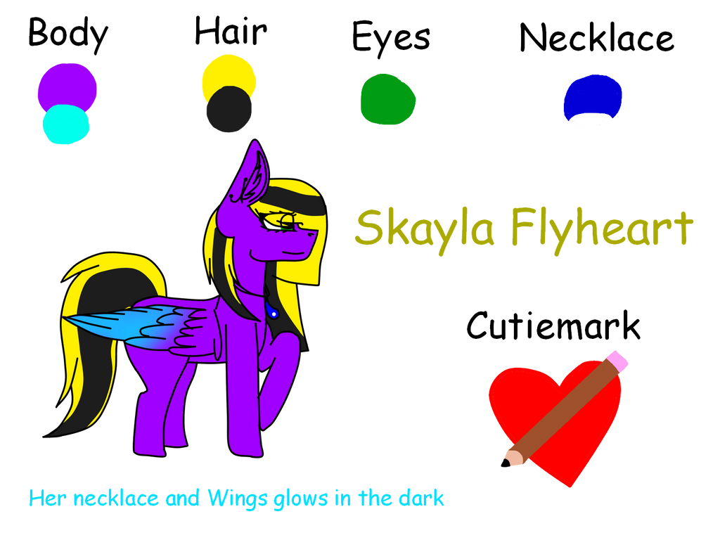 Flyheart Skayla Flyheart ref sheet by FunnySkaylaYTB on DeviantArt