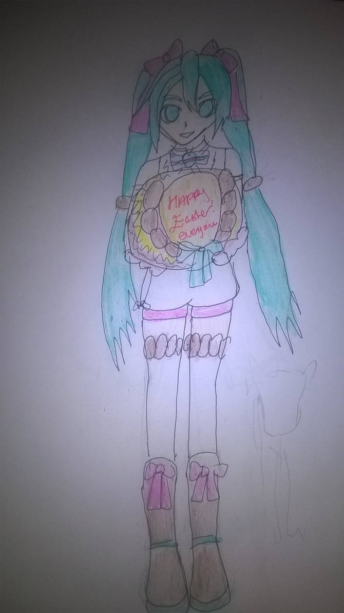 miku - happy easter 2017 by bleachfanpage on DeviantArt