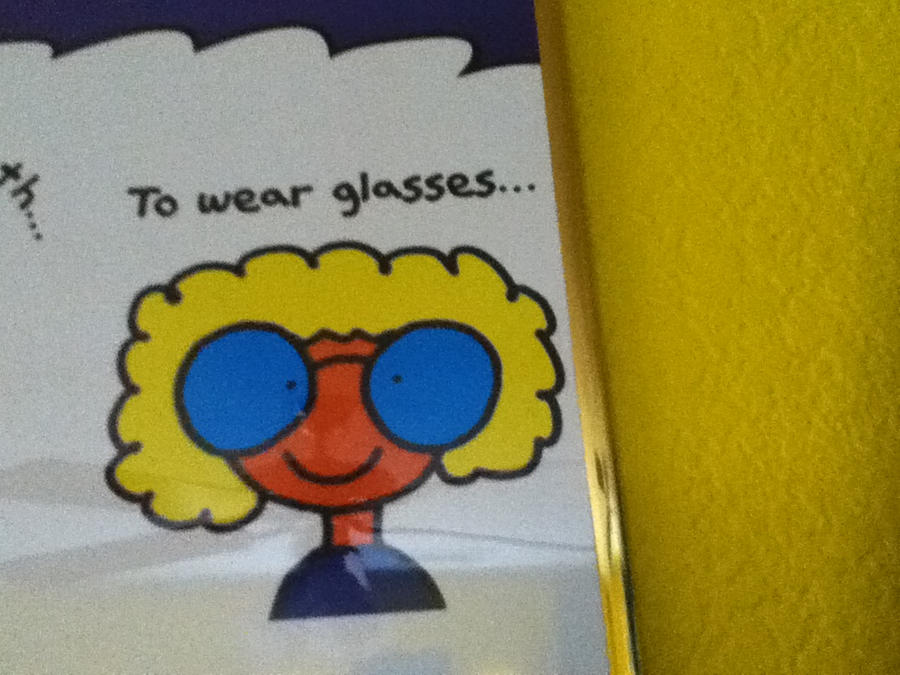 It's ok to wear glasses