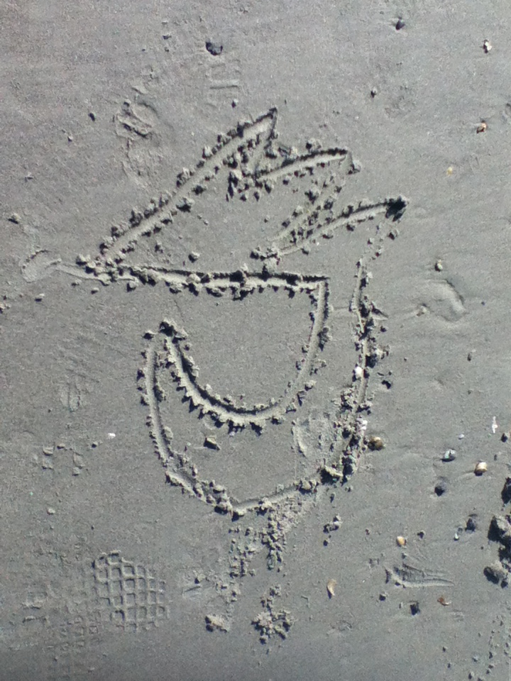 Sand Made Danny Phantom Logo