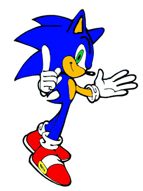 Sonic Color Lineart 5