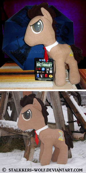 Doctor Whooves plushie