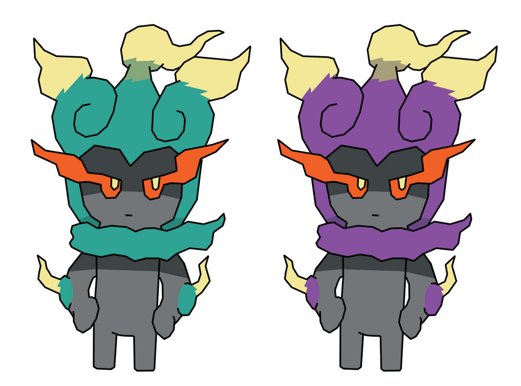 Marshadow Normal and Shiny by ChosySan on DeviantArt