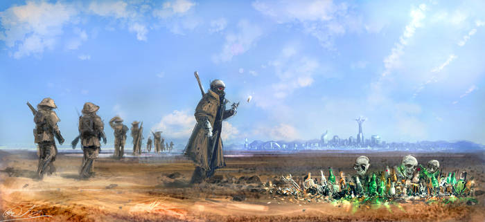 Fallout New Vegas fan art- NCR Patrol