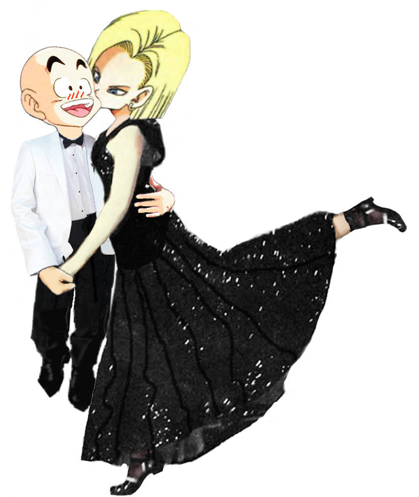 Krillin and Android 18 waltz by amaranthe333