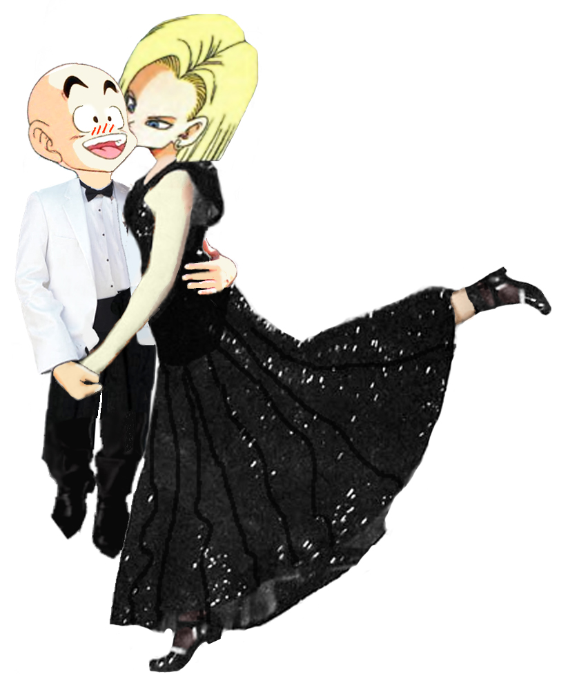 Krillin and Android 18 waltz by amaranthe333