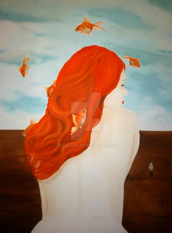 Red-haired woman