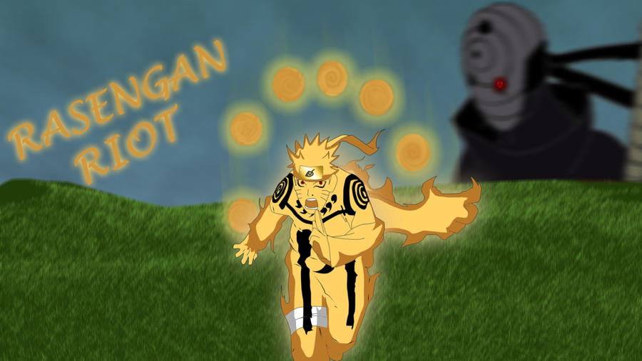 Naruto Raging Rbbids Naruto Rasengan Riot by hyroshi95 on DeviantArt