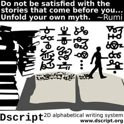 Unfold Your Own Myth - Dscript Constructed Script