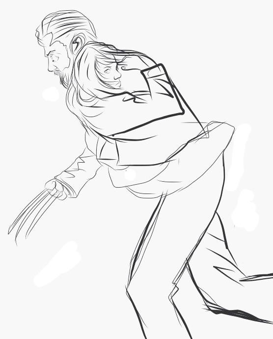 Logan Draw Logan Lineart by draw-art-commissions on DeviantArt
