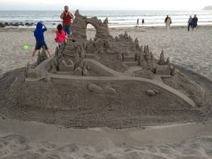 Sandcastle front
