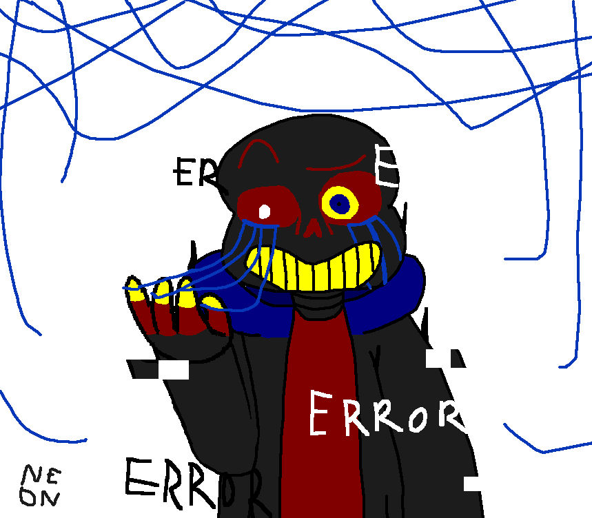 Error Sans by NeonDrawsSometimes on DeviantArt