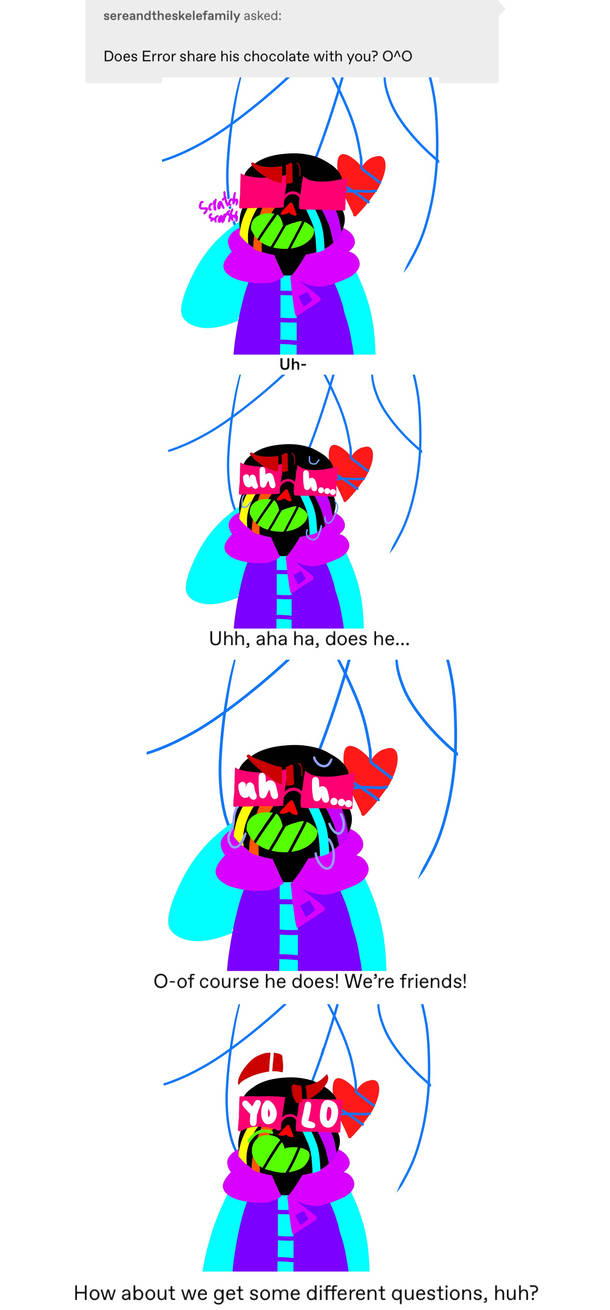 Ask Fresh and Error: part 4 by NeonDrawsSometimes on DeviantArt