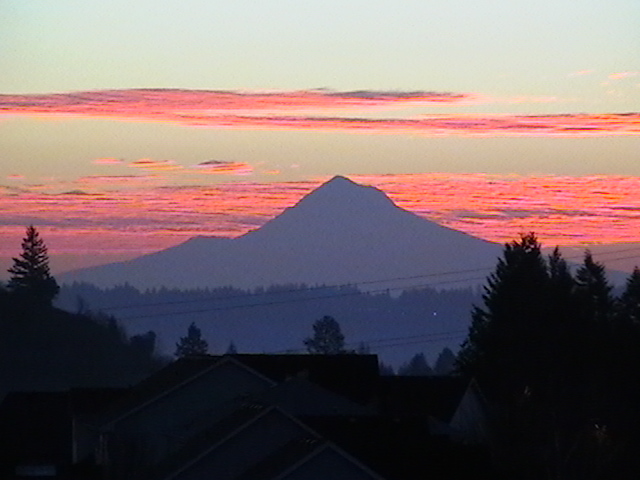 Pink Clouds at Sunrise