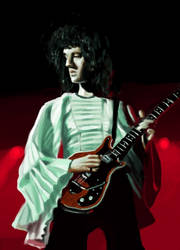 Brian May by Phasmageist