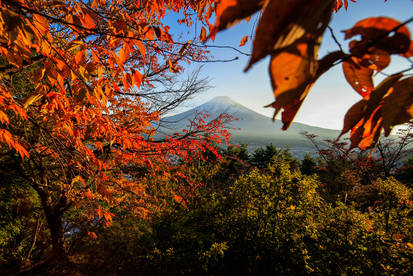 Obscured Fuji