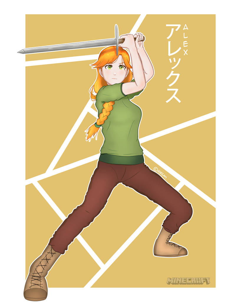 Alex Minecraft Rumble Alex (Minecraft) by HoreamArt on DeviantArt
