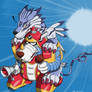 Garurumon and Yatterwan