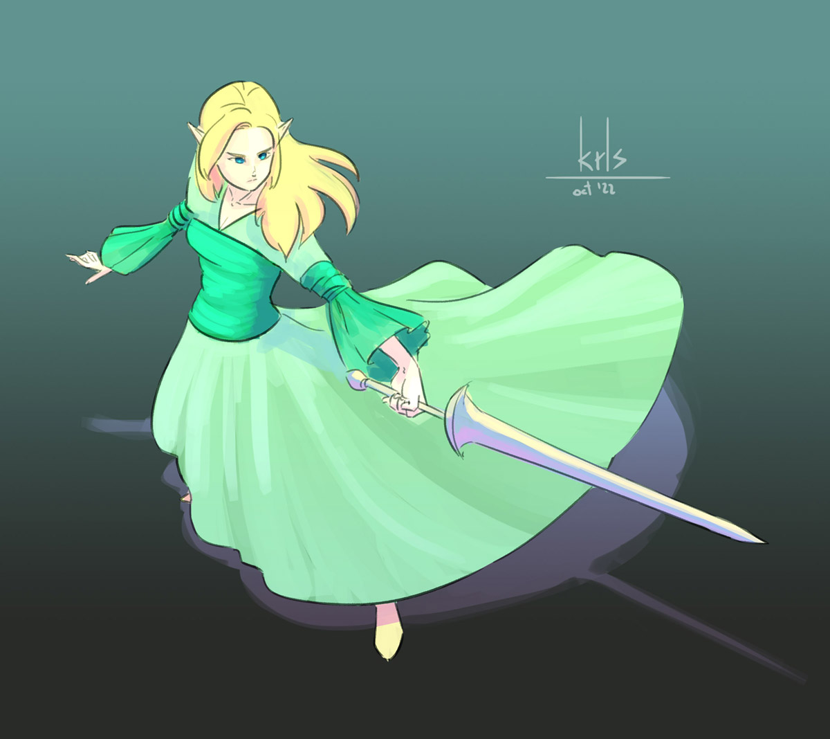 Galadriel doodle - Rings of Power