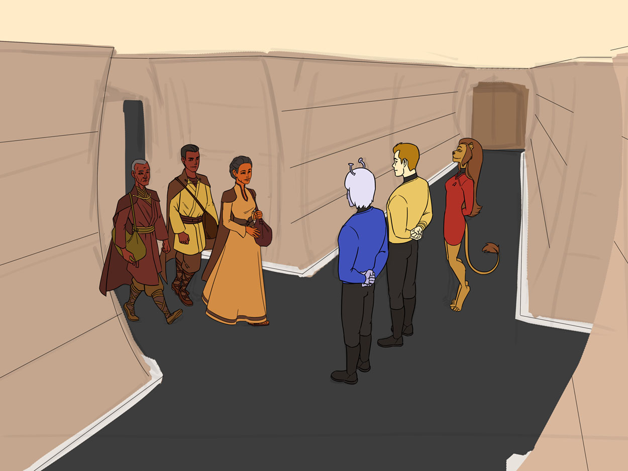 WIP - Commission lines + flats