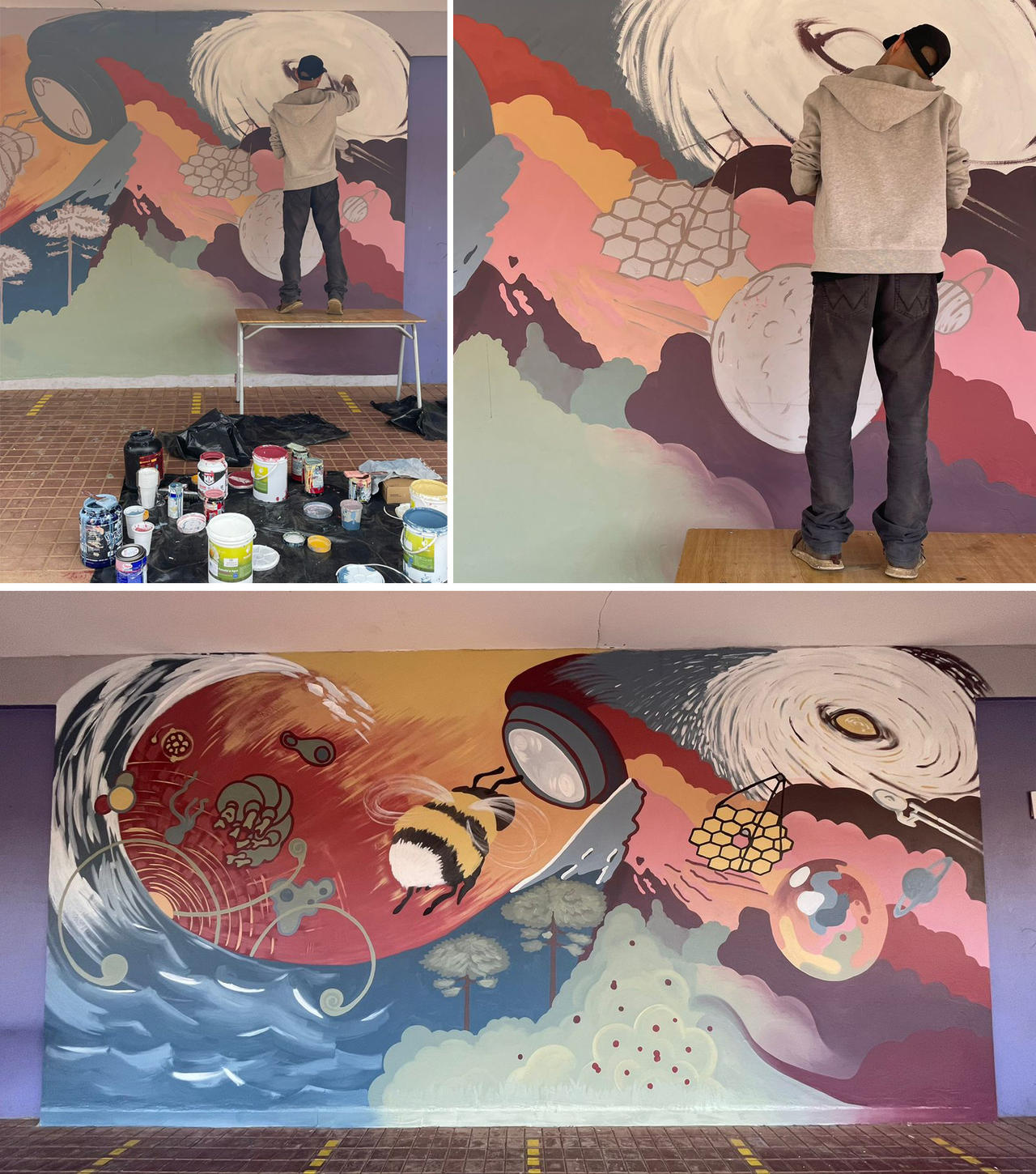 Mural - collaboration with my sister